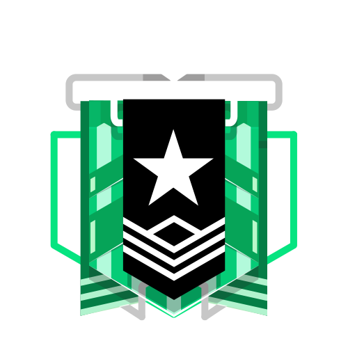 Rainbow Six Siege Emerald II rank icon